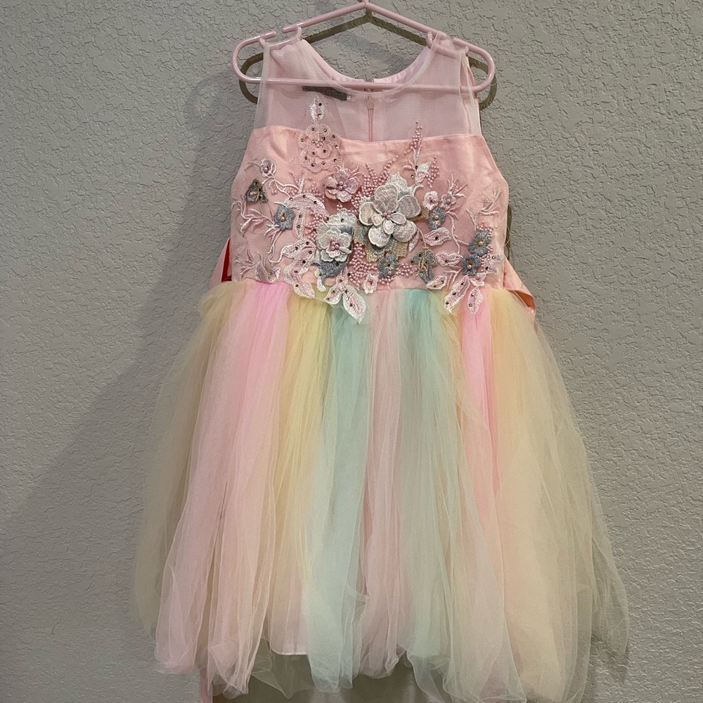 Kids unicorn themed dress